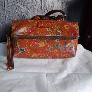 Patricia nash wristlet  Floral Brown Handbag